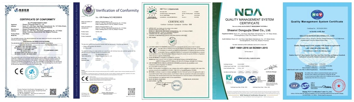 ASTM A519 Gas Cylinder Tube Certificate ASTM A519 Gas Cylinder Tube Certificate